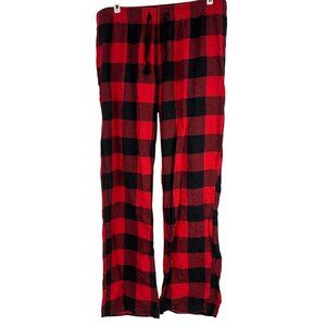 Old Navy Mens Red Buffalo Plaid Flannel Pajama Pants Size Medium
